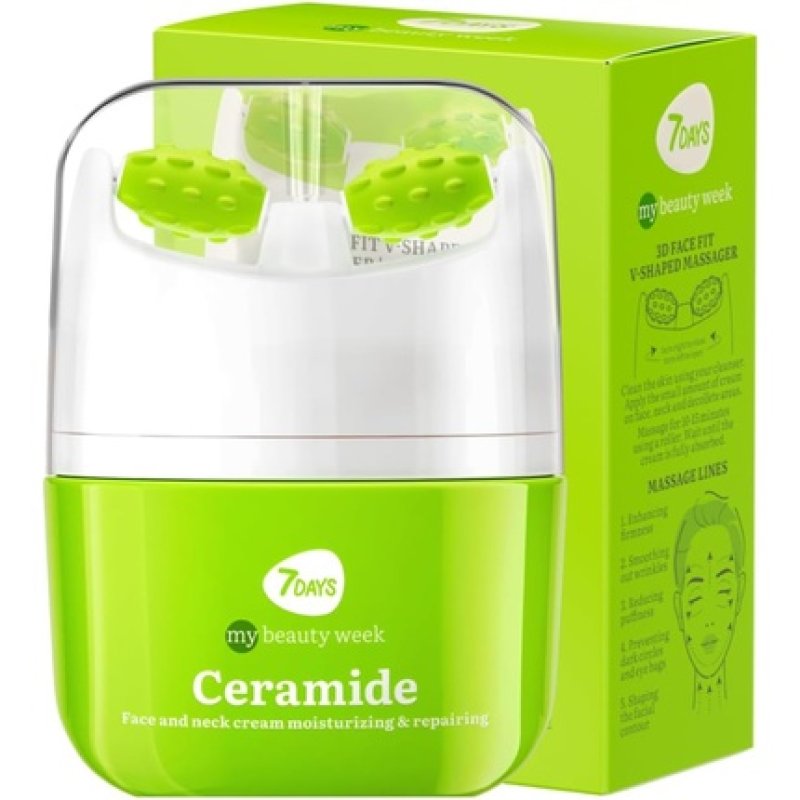 Face, Neck and Décolleté Cream Moisturizing and Barrier Repairing with Ceramide & 3D