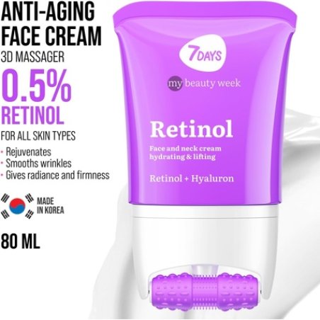 Face, Neck and Décolleté Cream Hydrating and Lifting with Retinol 80ml
