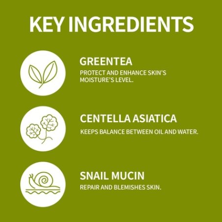 COXIR Green Tea pH Clear Foam Cleaner 150ml 5.07oz