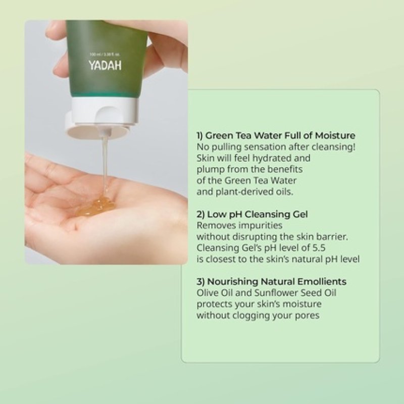Yadah Cleansing Gel with Green Tea