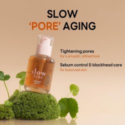 Slowpure Pore Peel Serum 50ml 1.69 Fl.Oz - Pore Tightening and Sebum Control