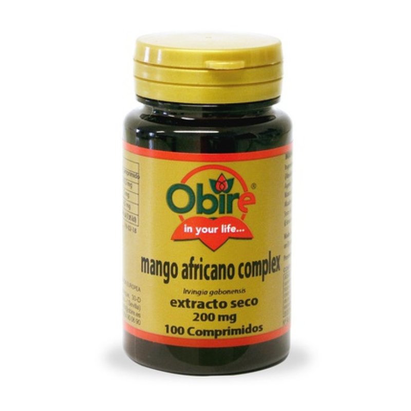 Obire Mango Africano 200 Mg Ext Seco 100 Comp