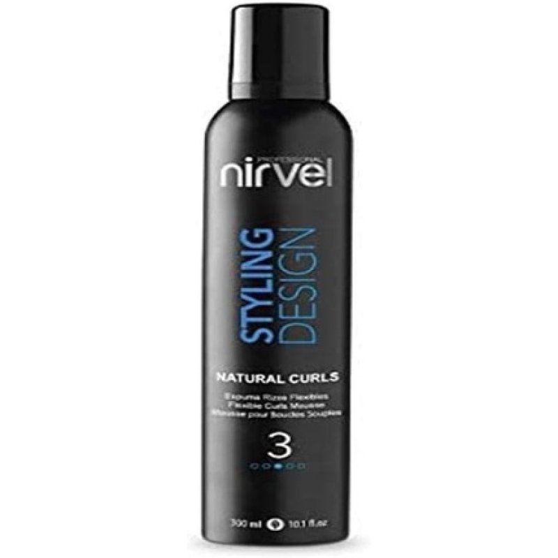 Nirvel Styling Design Foam Natural Curls 300ml - Pack of 3