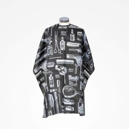 BIFULL STOM Men's Cape Fastening Snap Closure 117 x 138 cm Black Standard