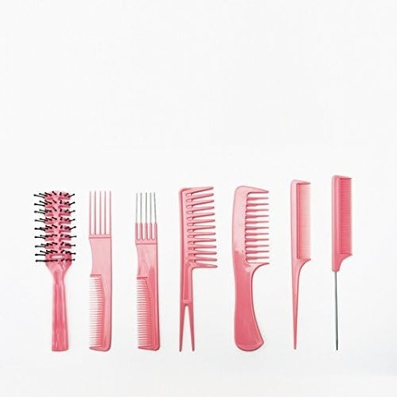 BIFULL GEA Pink Set of Combs - Standard Black