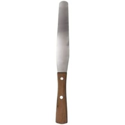 BIFULL Spatula Wax Handle Wood Stainless Steel EXTEN 02 Black/White Estandar