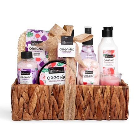 Aquarius 2024 Organic Bath Set With Milk, Scrub, Perfumed Water, Candle, And Sponge