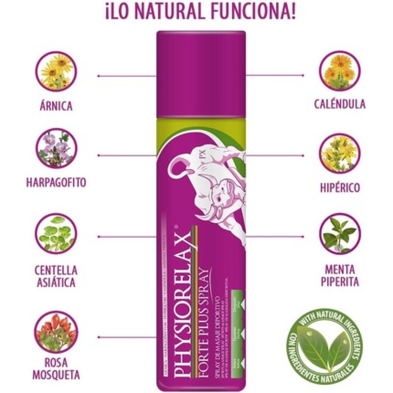 Physiorelax Forte Plus Massage Spray for Muscles and Ligaments 150ml