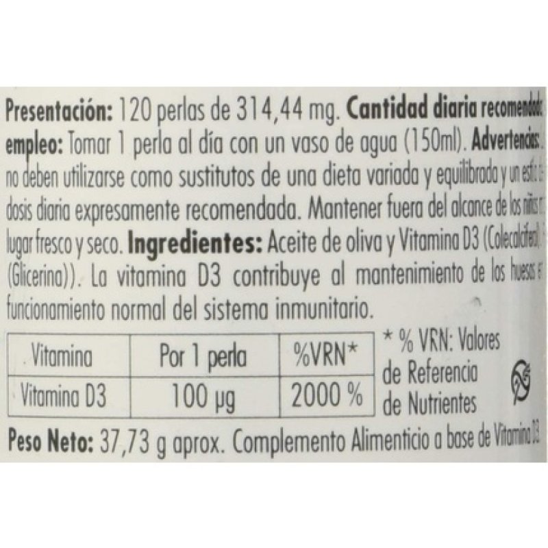 Vitad3 5000 Iu 120 Pearls