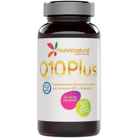 Mundonatural Q10 Plus Ubiquinol 30cap Standard, Unit Size
