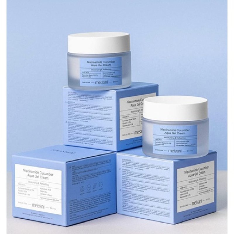 Meisani Niacinamide Cucumber Aqua Gel Cream Facial Moisturiser 50ml
