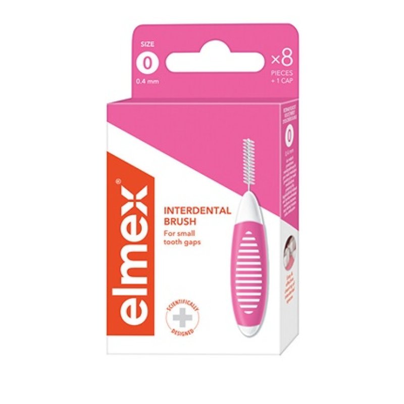 Interdental Brush ISO 0 - 0.4 mm 8 pieces