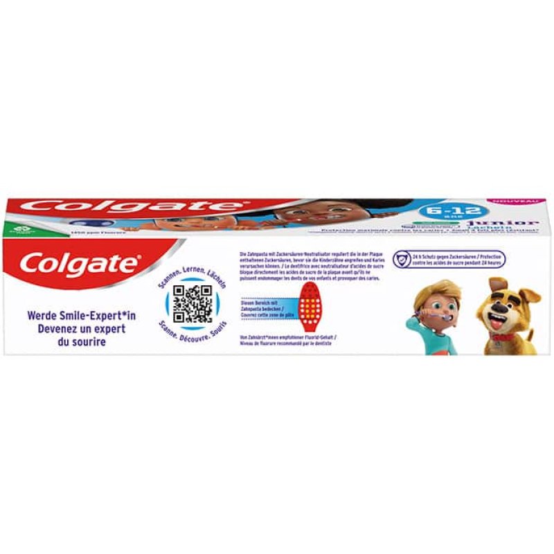 Colgate Junior Toothpaste 6-12 75ml by Colgate