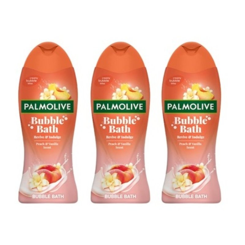Palmolive Revive & Indulge Peach & Vanilla Scented Bubble Bath 500ml