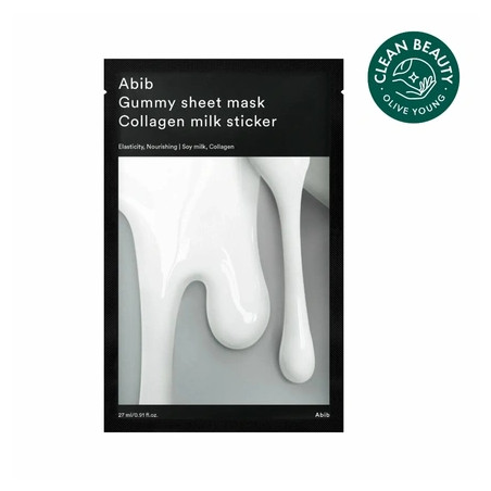 Gummy Sheet Mask Collagen Milk Sticker