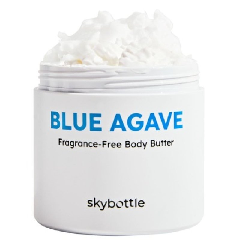 Skybottle Fragrance Free Blue Agave Body Butter Moisture Repair Body Cream