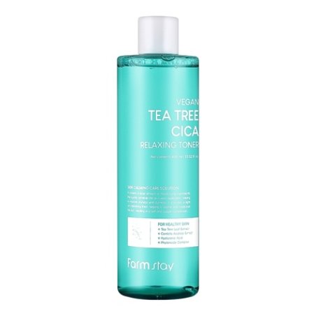 Farmstay Vegan Tea Tree Cica Relaxing Toner - 400 Ml