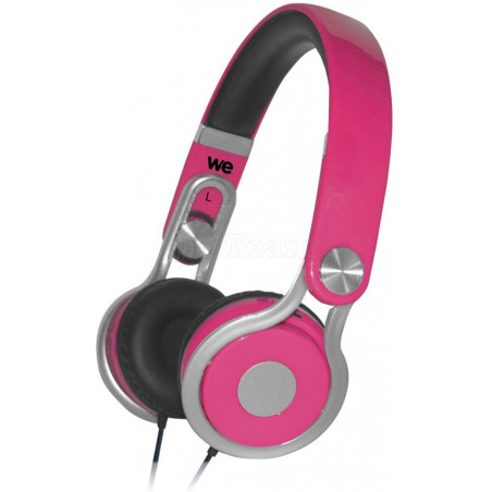 Casque pliable We compatibleKids pour enfant (3-10 ans) (Rose)
