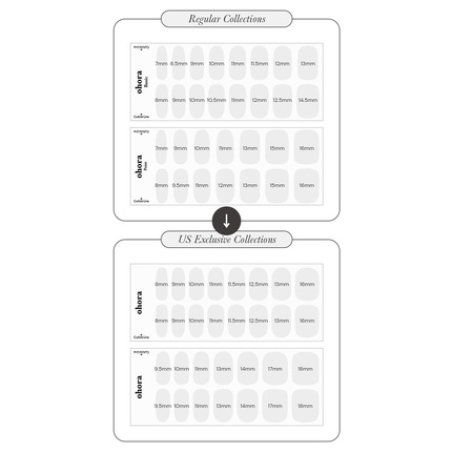 Ohora Semi Cured Gel Nail Strips Silky Marble - White Patterned