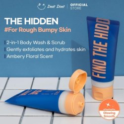 Dear Doer The Hidden Body Scrub & Wash in Tube - Moisturizing 2-in-1 Scrub