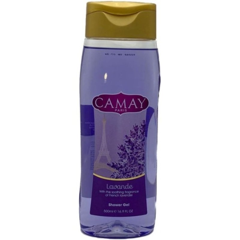 Camay Paris Shower Gel with Soothing French Lavender 500ml
