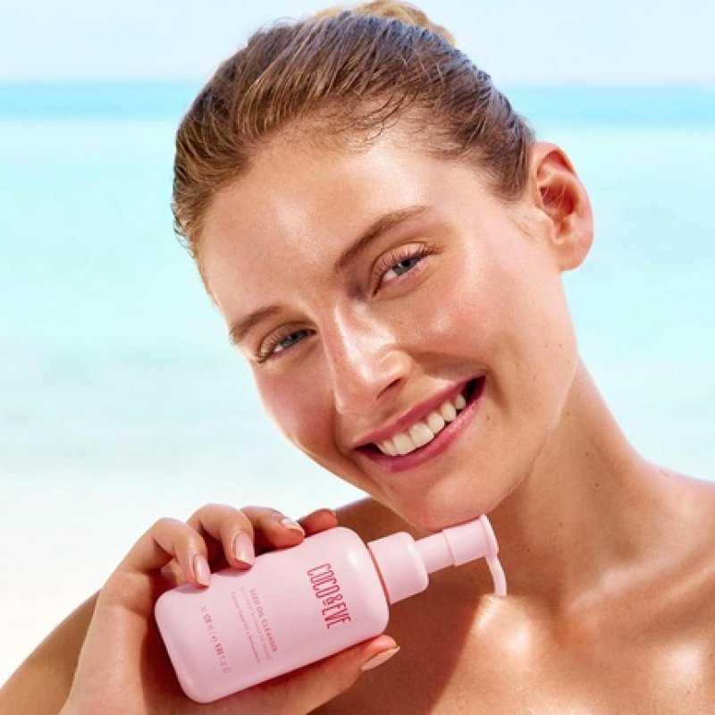 Coco & Eve Seed Oil Cleanser Gentle Makeup Remover Cleansing Oil with Papaya Seed Oil Dragon Fruit Antioxidants Vitamin