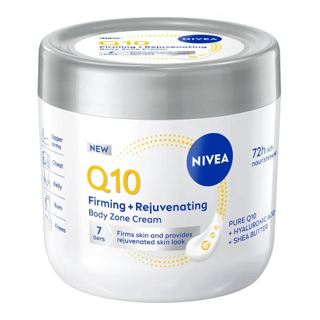 Nivea Firming And Rejuvenating Body Zone Cream Q10 400 Ml