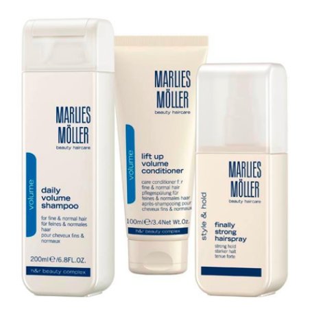 Marlies Moller Xmas Set: Lift-Up Hair Conditioner For Volume 100 Ml, Strong Hold Hair Spray 125 Ml, Daily Volume Hair