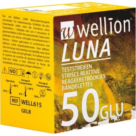 Wellion Luna 50 Blood Sugar Strips
