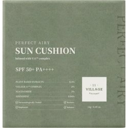 Village 11 Factory Perfect Airy Sun Cushion SPF 50 14g Korean Skin Care