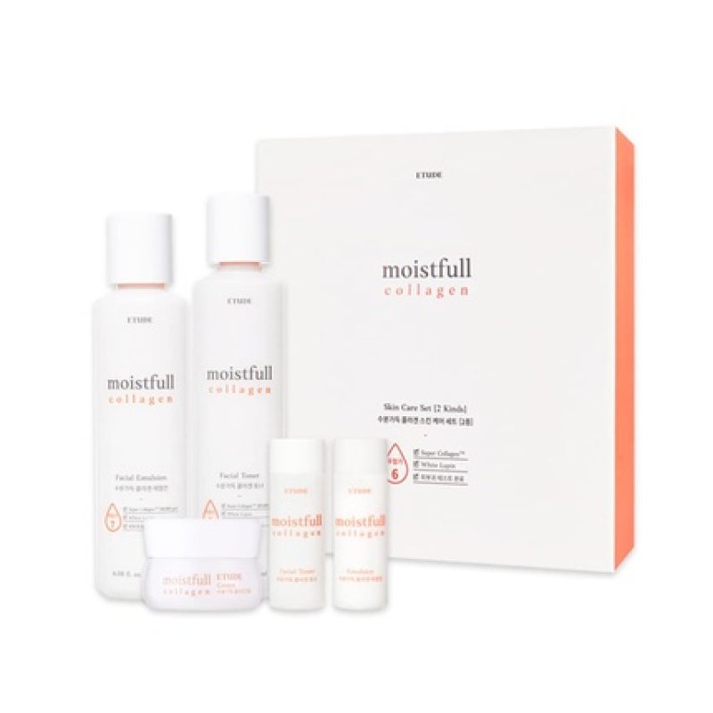 ETUDE Moistfull Collagen Skin Care 2-Item Special Set 21AD Limited Edition Super Deep Moisturizing Effect Facial