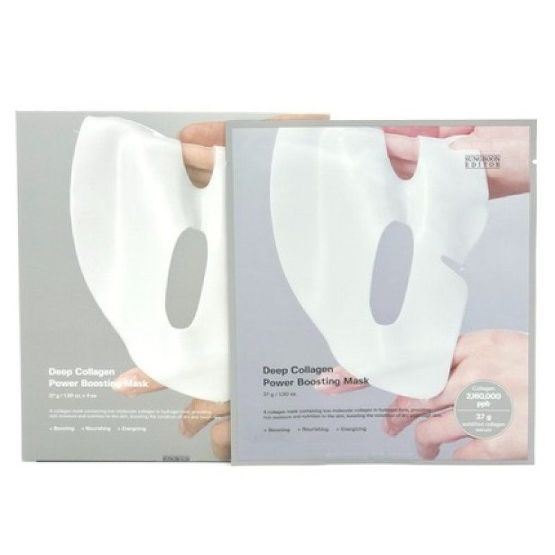 STOCKINK1 - Sungboon Editor Deep Collagen Power Boosting Mask 37g - Pack of 4