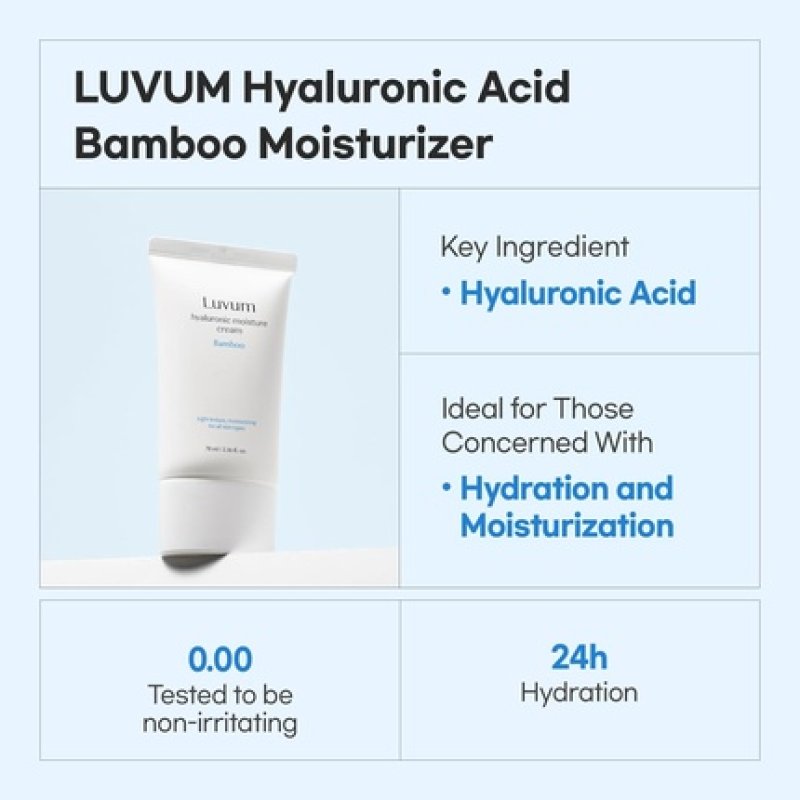 Bamboo Hyaluronic Moisturizer Cream with Bamboo Extract and Hyaluronic Acid