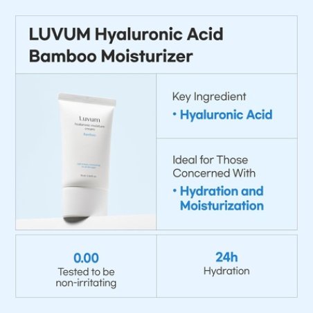 Bamboo Hyaluronic Moisturizer Cream with Bamboo Extract and Hyaluronic Acid