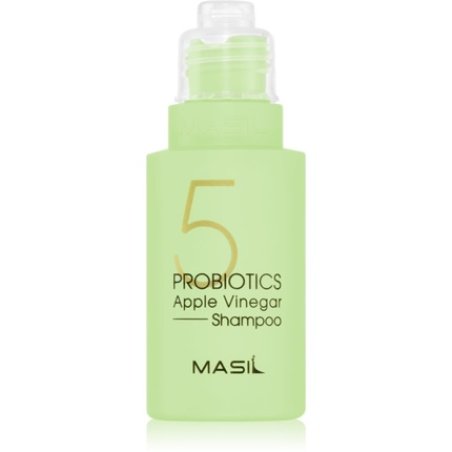 MASIL 5 Probiotics Apple Vinegar Shampoo - Deep Cleansing for Hair and Scalp, 50 ml
