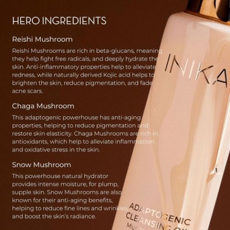 Inika Adaptogenic Cleansing Oil Ultra-Luxe Make-Up Melting Cleanser