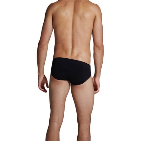 Boody Body Ecowear Men's Brief - Athletic Cooling Underwear For Guys L Black
