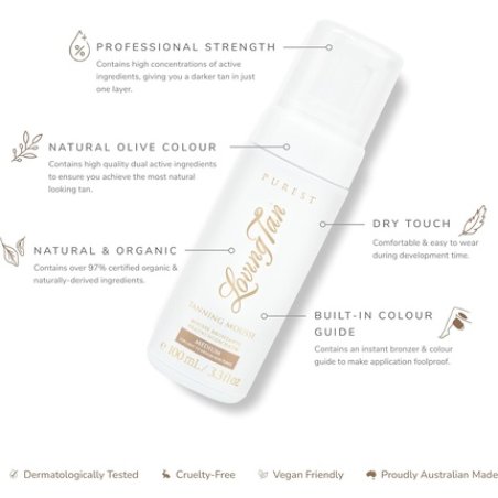 Loving Tan Purest Tanning Mousse Medium 100ml