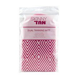 Skinny Tan Pink Velvet Tanning Mitt Velvety Soft Luxe Texture Waterproof Lining to Keep Hands Stain Free Smooth for
