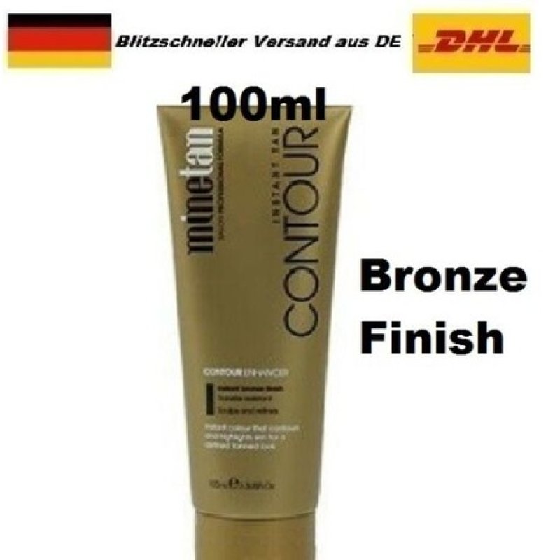 Minetan Contour Enhancer Instant Bronze Finish 100ml