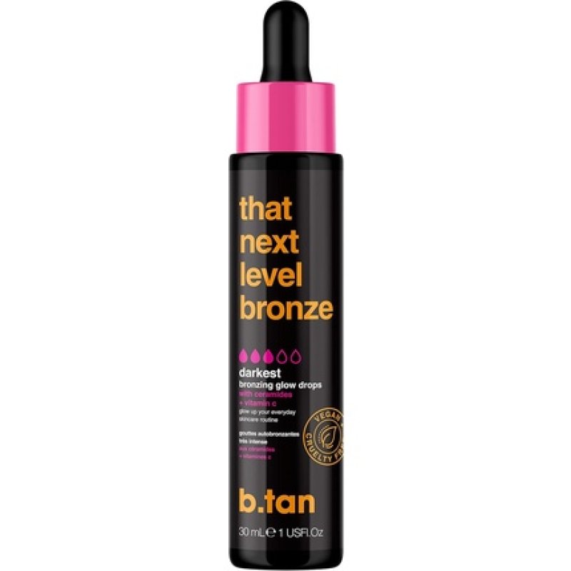 B.Tan Dark Self Tanning Drops for Face & Body - Gradual Bronze