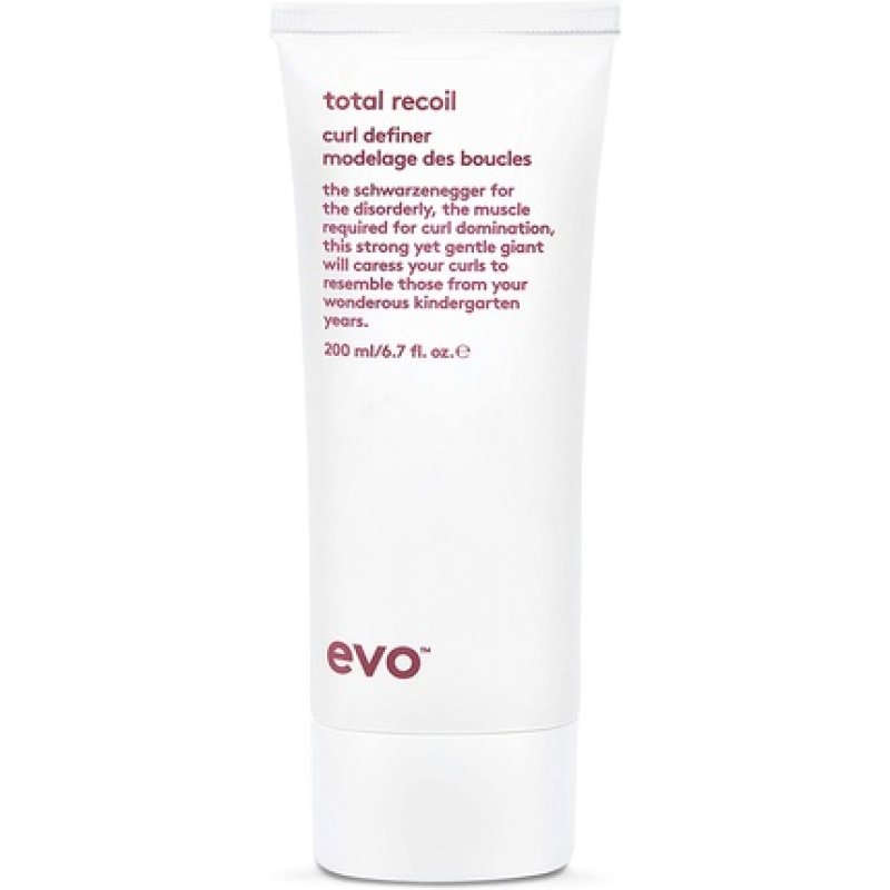 evo Total Recoil Curl Definer Strong Hold Defining Cream 200ml Citrus