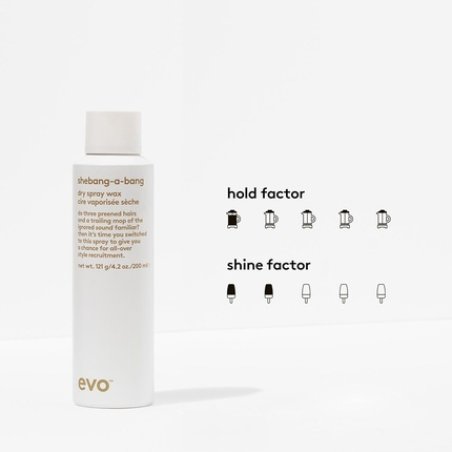 Evo Shebang-A-Bang Dry Spray Wax - Provides Texture, Flexible Hold and Matte Finish