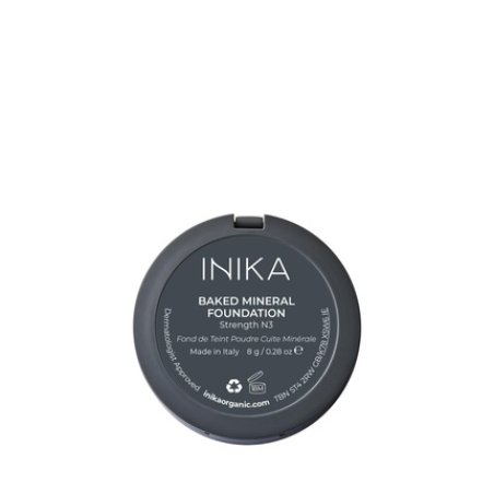 Inika Organic Buildable Baked Mineral Foundation Compact Powder - Lightweight