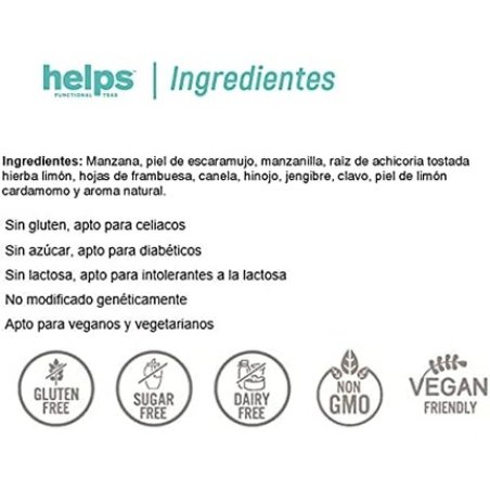 Helps Infusions Depurative Infusion of Apple, Rosehip, Chamomile and Root