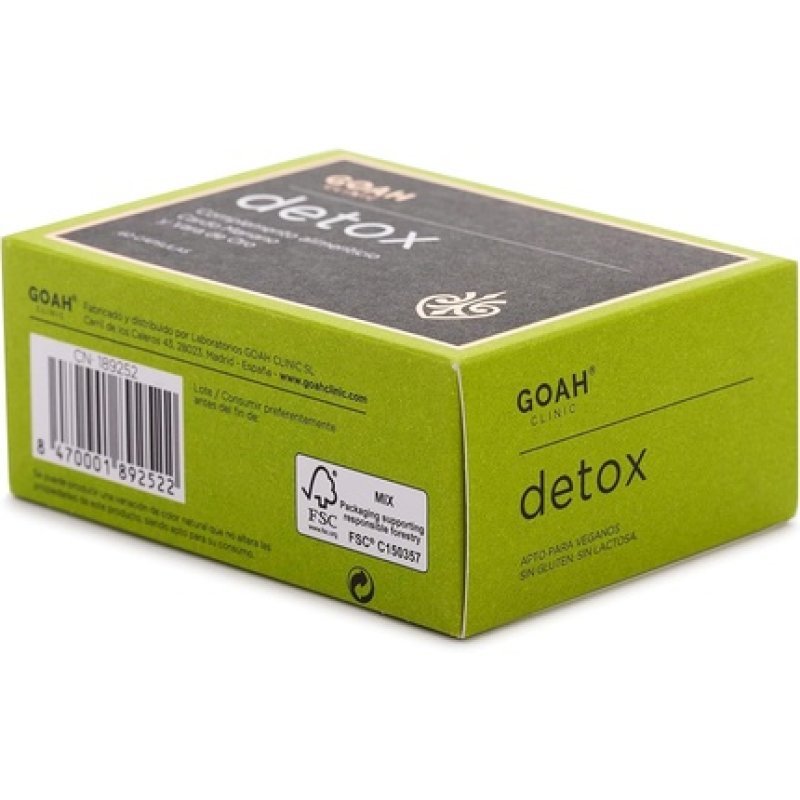 Detox Goah Clinic Cosmetics Capsules Nutricosmetic to Detoxify Your Body
