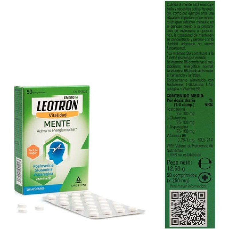 Leotron Mind Dietary Supplement 50 Tablets