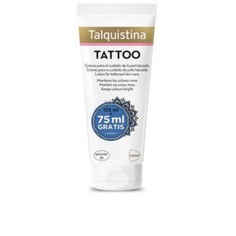 Talquistina Tattoo Spf 25 125 75 Gift 200 Ml - Sunscreen For Tattoo Protection