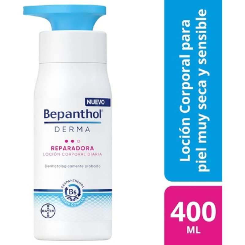 Bepanthol Derma Repair Body Lotion Immediate and Long Lasting Hydration for Very Dry and Sensitive Skin Daily Use 400ml