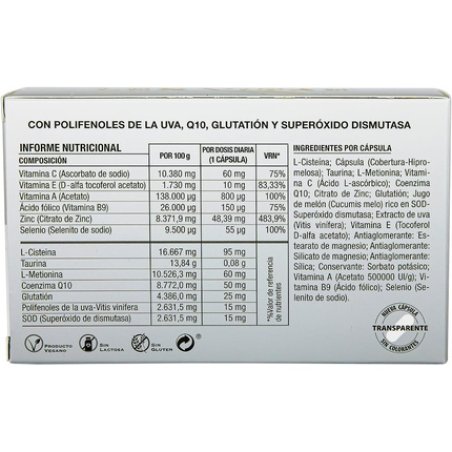 Lex Vitae Resveratrol Q10 Folic Acid Supplement 60 Capsules